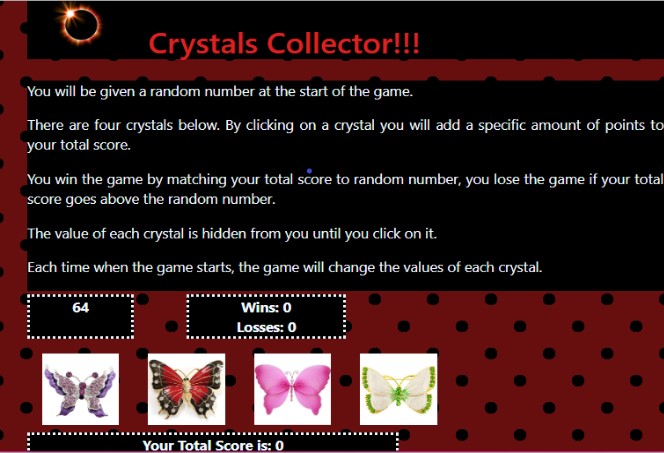 Crystals Game