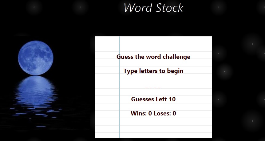 Word Guess Game